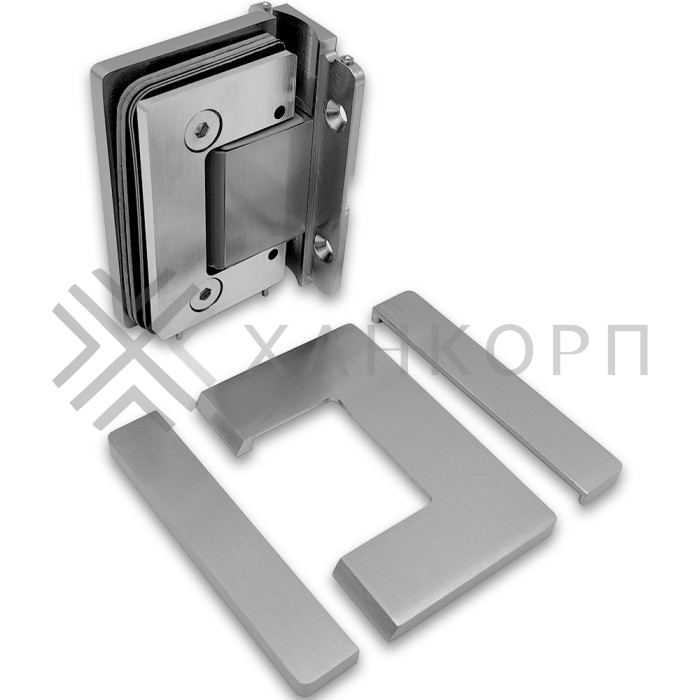 Петля Афина FDP-131 стена-стекло с центральным креплением, латунь/матовый