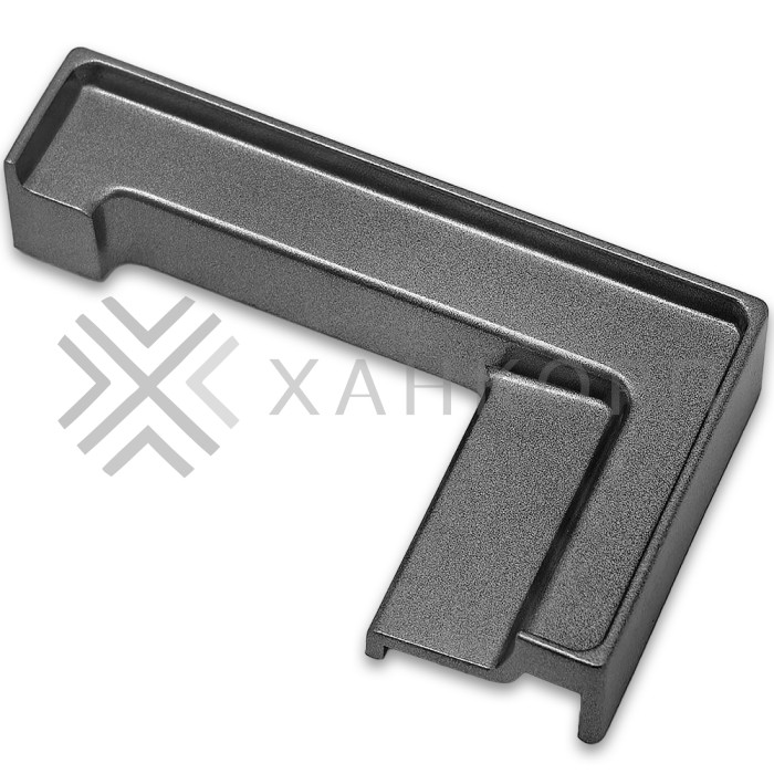 Заглушка FDPA-431R ПРАВАЯ угловая для порога FDPA-43.15, ПВХ/оружейная сталь