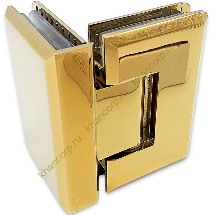 Петля Бета FDP-23 стекло-стекло 90˚ цинк/золото