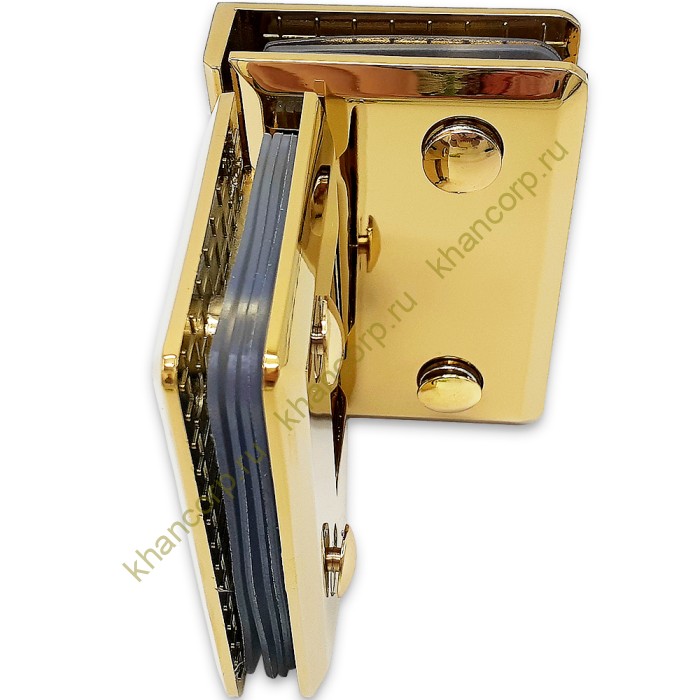 Петля Бета FDP-23 стекло-стекло 90˚ цинк/золото