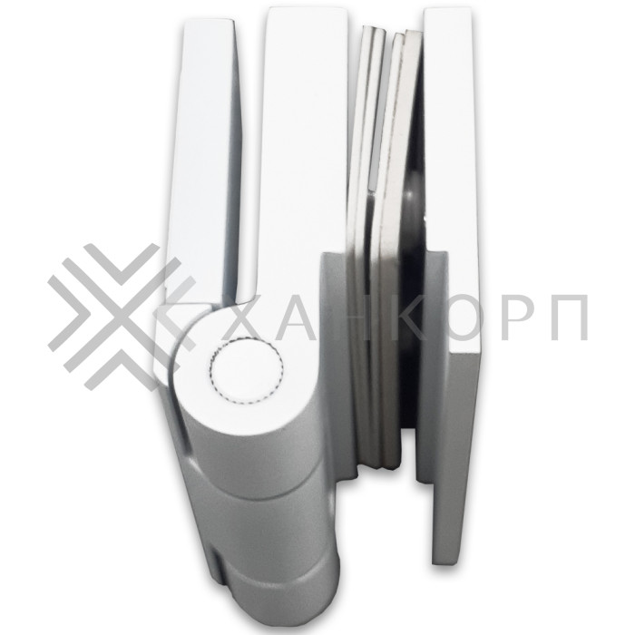 Петля Майя FDP-172 стена-стекло 90˚ открывание внутрь, латунь/белый