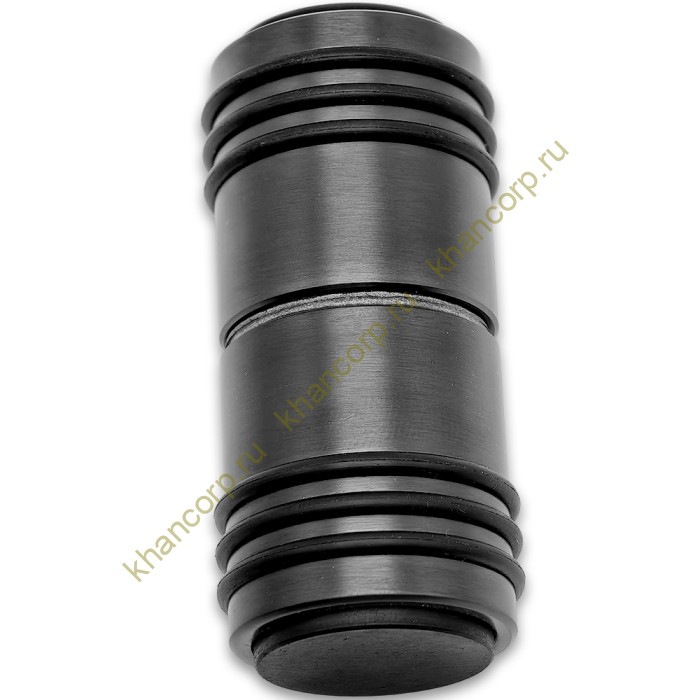 Ручка кноб Йота FDR-143 с двумя резиновыми торцами, алюминий/оружейная сталь