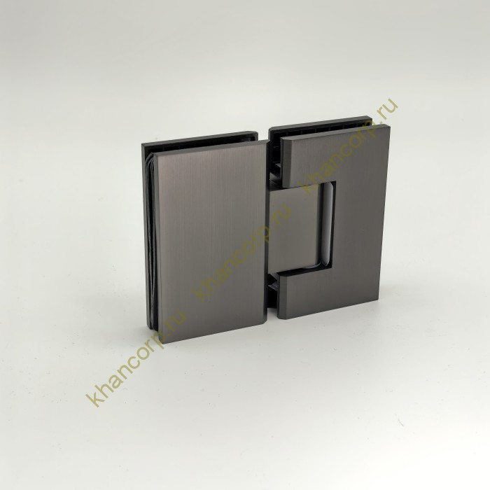 Петля Альфа α FDP-12 стекло-стекло 180˚, нержавейка/оружейная сталь