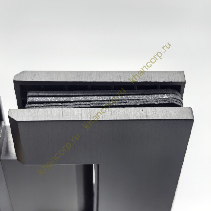 Петля Альфа α FDP-12 стекло-стекло 180˚, нержавейка/оружейная сталь