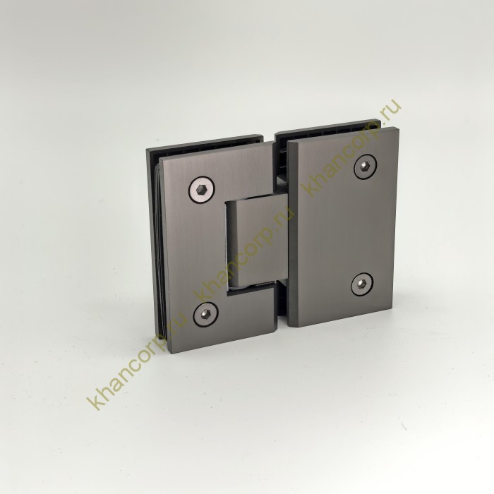 Петля Альфа α FDP-12 стекло-стекло 180˚, нержавейка/оружейная сталь