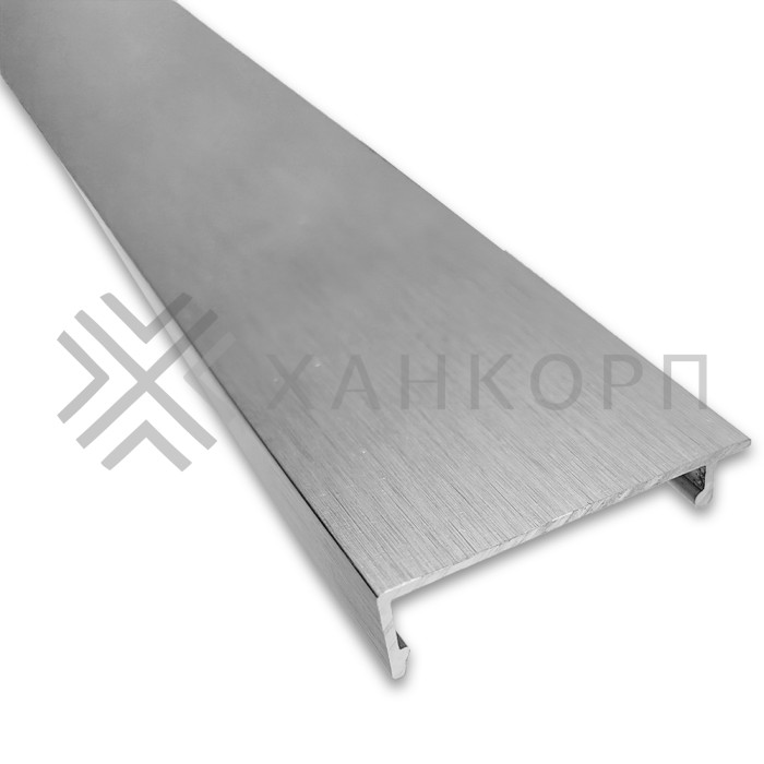 Крышка FKP-442.3 для профиля зажимного FKP-443, алюминий/матовый