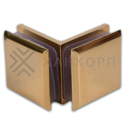 Коннектор Бета β FDK-24 стекло-стекло 90˚ цинк/золото