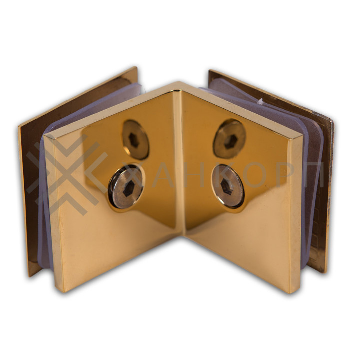 Коннектор Бета β FDK-24 стекло-стекло 90˚ цинк/золото