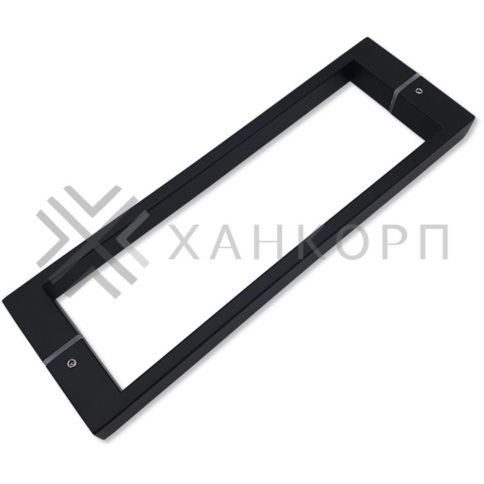 Ручка скоба FDR-88, 25х10х300х1.0 мм, нержавейка/черный