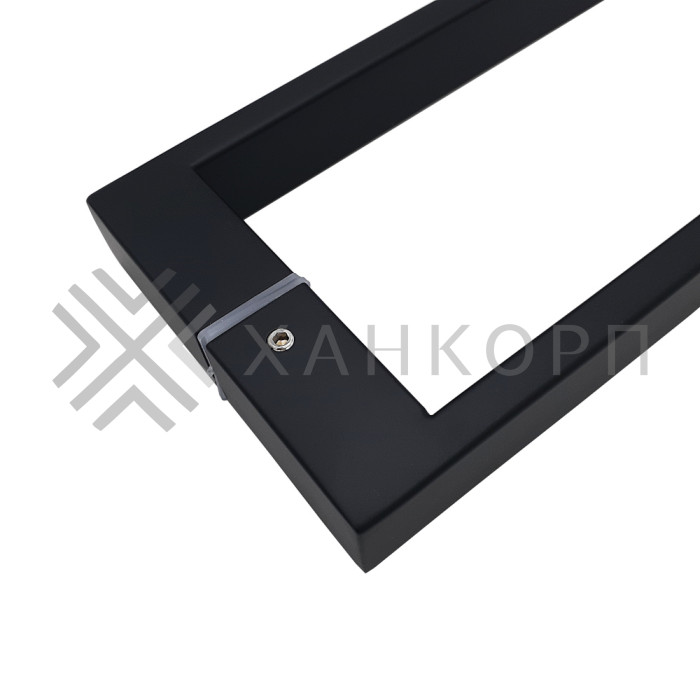 Ручка скоба FDR-88, 25х10х300х1.0 мм, нержавейка/черный