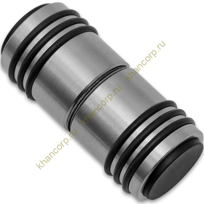 Ручка кноб Йота FDR-143 с двумя резиновыми торцами, алюминий/матовый