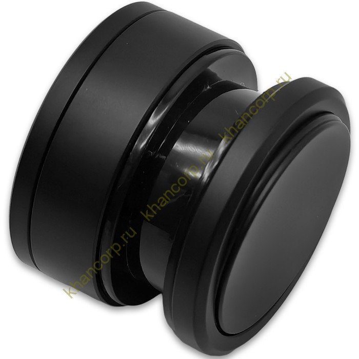 Точечное крепление FKK-31 с крышкой 12-18 мм без зенковки O35 мм рег.для стекла 10-12 мм, нержавейка/черный