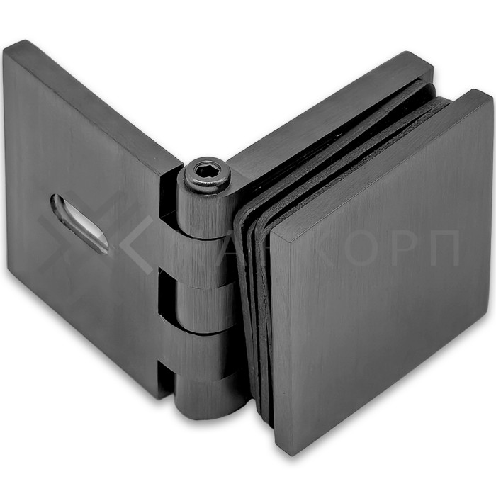 Коннектор Пегас FDK-100 стена-стекло 0°-180°, латунь/оружейная сталь