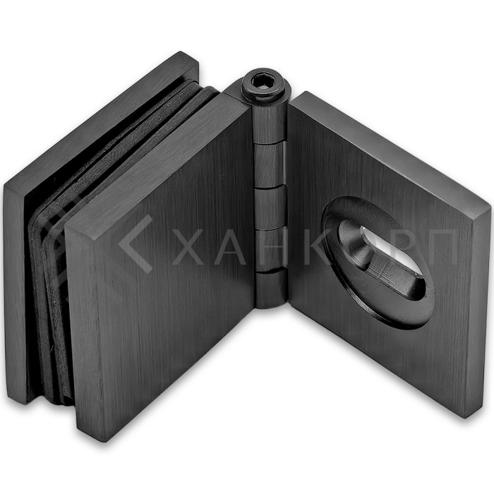 Коннектор Пегас FDK-100 стена-стекло 0°-180°, латунь/оружейная сталь