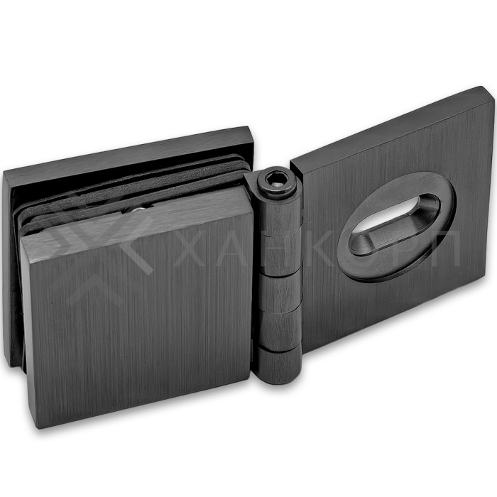 Коннектор Пегас FDK-100 стена-стекло 0°-180°, латунь/оружейная сталь