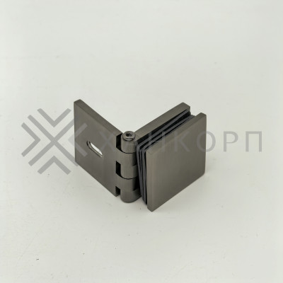 Коннектор Пегас FDK-100 стена-стекло 0°-180°, латунь/оружейная сталь