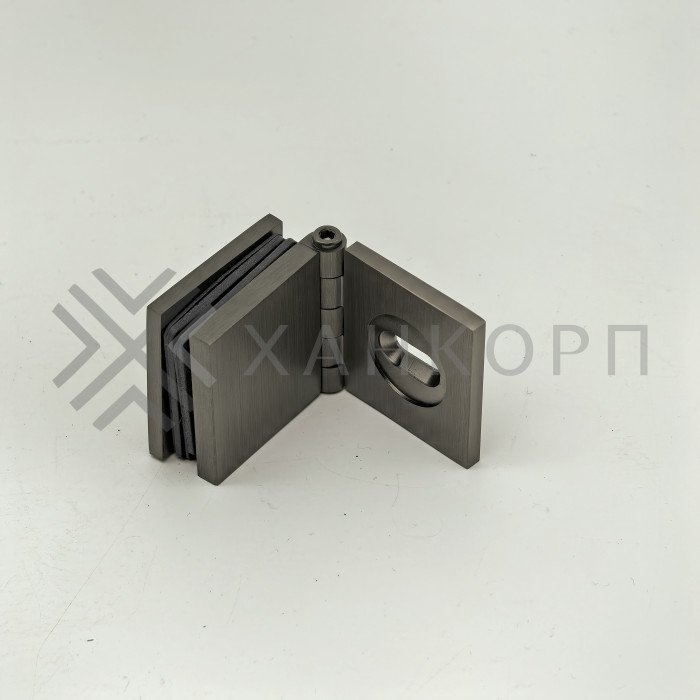 Коннектор Пегас FDK-100 стена-стекло 0°-180°, латунь/оружейная сталь