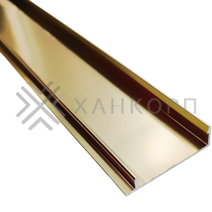 Крышка FKP-442.3 для профиля зажимного FKP-443, алюминий/золото