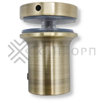 Крепление FDC-24 трубы 19 к стеклу, нержавейка/бронза