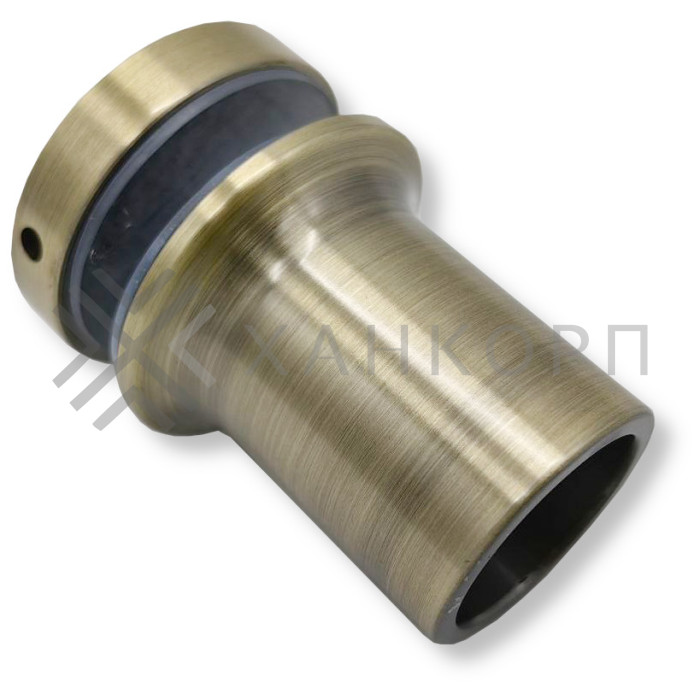 Крепление FDC-24 трубы 19 к стеклу, нержавейка/бронза