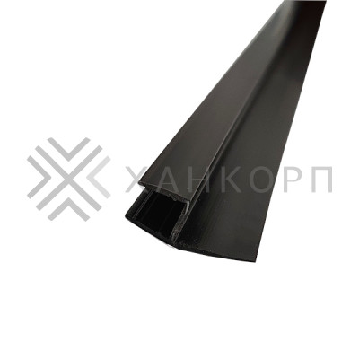 Уплотнитель ПРЕМИУМ Ч-образный черный 3 м, ус 18 мм под стекло 10 мм FDPP-422.10 PVC/BL