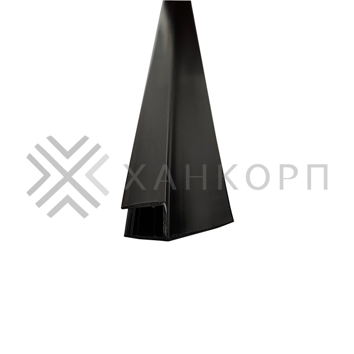 Уплотнитель ПРЕМИУМ Ч-образный черный 3 м, ус 18 мм под стекло 10 мм FDPP-422.10 PVC/BL