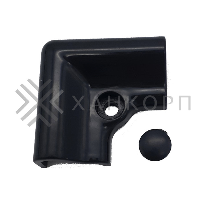 Коннектор угловой FDPA-403 порог-порог, ПВХ/черный