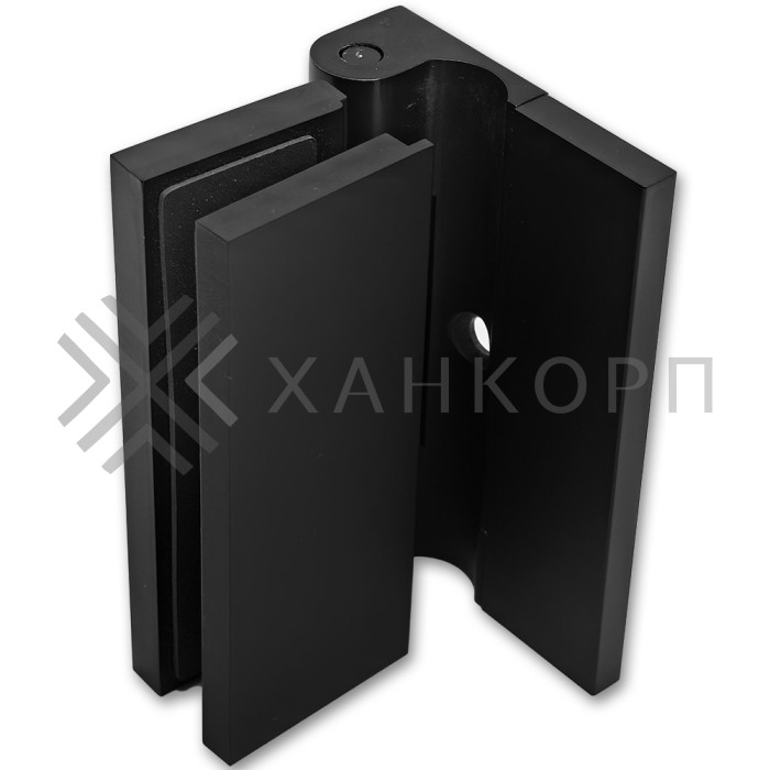 Петля Гера FDP-120 стена-стекло 90˚ открывание наружу, латунь/черный