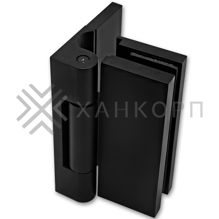 Петля Гера FDP-120 стена-стекло 90˚ открывание наружу, латунь/черный