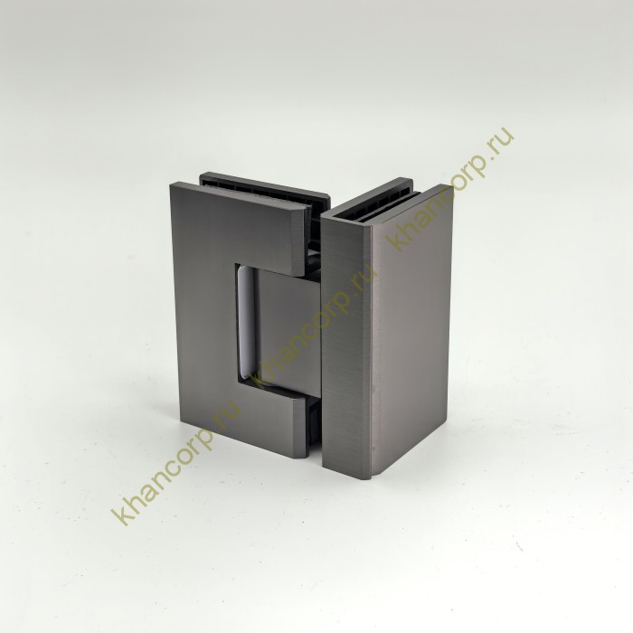 Петля Альфа α FDP-13 стекло-стекло 90˚ нержавейка/оружейная сталь