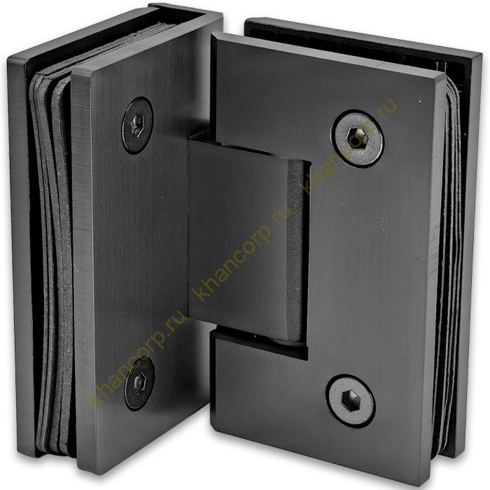 Петля Альфа α FDP-13 стекло-стекло 90˚ нержавейка/оружейная сталь