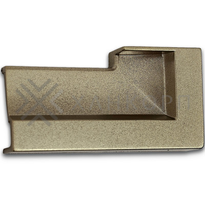 Заглушка FDPA-430R ПРАВАЯ торцевая для порога FDPA-43.15, ПВХ/бронза