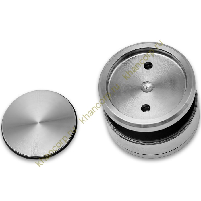 Точечное крепление FKK-31 с крышкой 12-18 мм без зенковки O35 мм рег.для стекла 10-12 мм, нержавейка/матовый