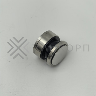 Точечное крепление FKK-31 с крышкой 12-18 мм без зенковки O35 мм рег.для стекла 10-12 мм, нержавейка/матовый