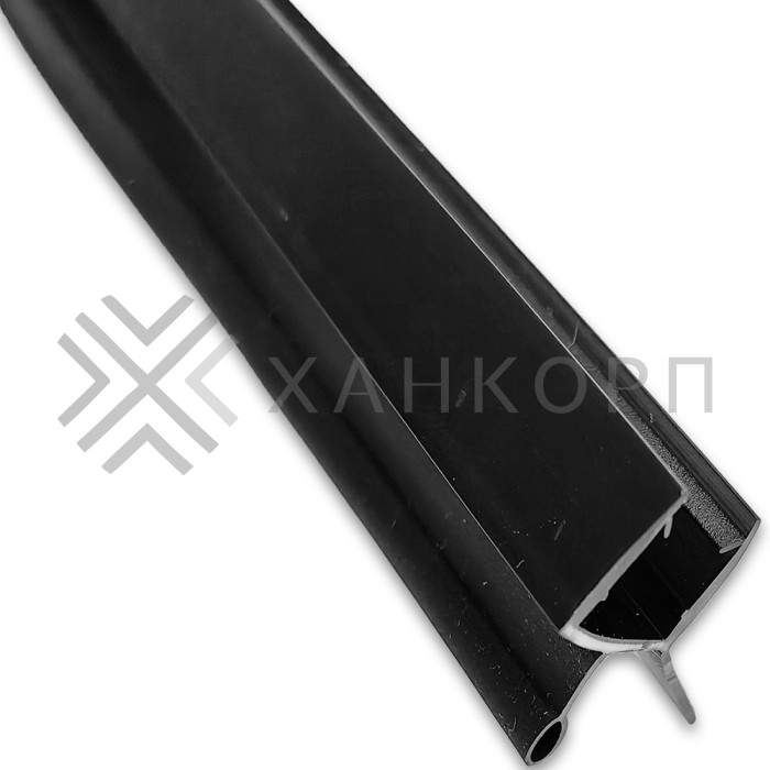 Уплотнитель нижний с каплей ЧЕРНЫЙ 2.2 м FDPP-400.8