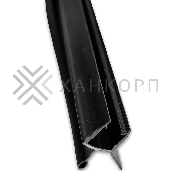 Уплотнитель нижний с каплей ЧЕРНЫЙ 2.2 м FDPP-400.8