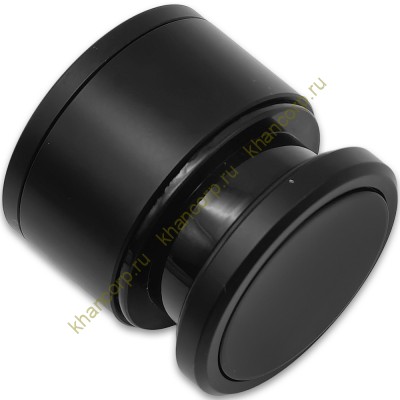 Точечное крепление FKK-32 с крышкой 19-24 мм без зенковки O35 мм рег.для стекла 10-12 мм, нержавейка/черный