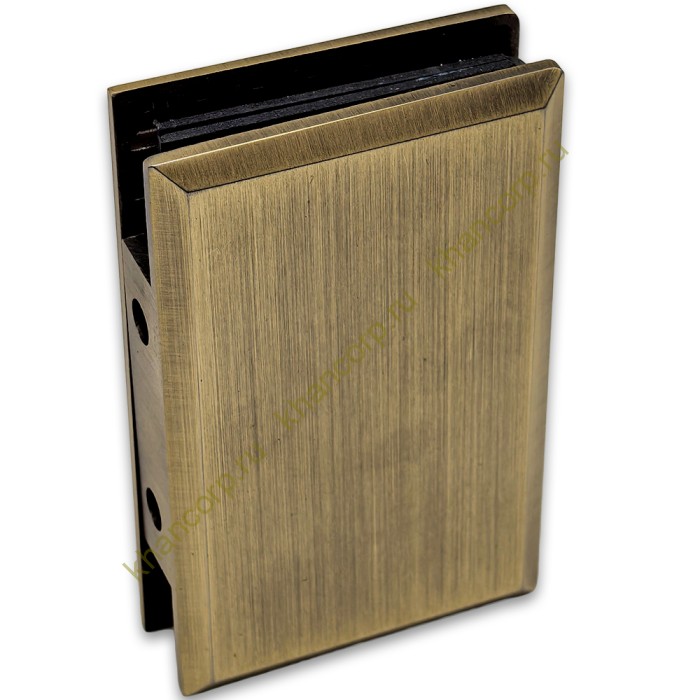 Коннектор Бета β FDK-20 стена-стекло 90˚, нержавейка/бронза