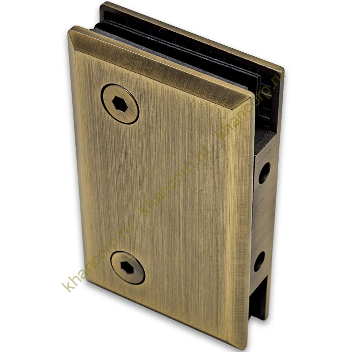 Коннектор Бета β FDK-20 стена-стекло 90˚, нержавейка/бронза