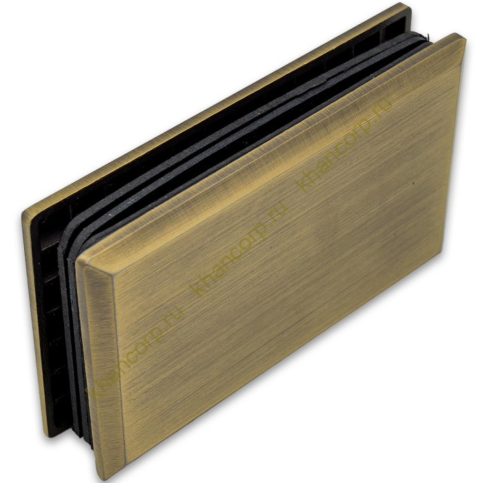 Коннектор Бета β FDK-20 стена-стекло 90˚, нержавейка/бронза