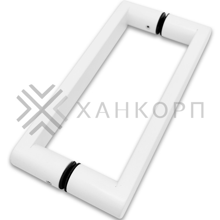 Ручка скоба FDR-86, 25*200*225 мм, нержавейка/белый
