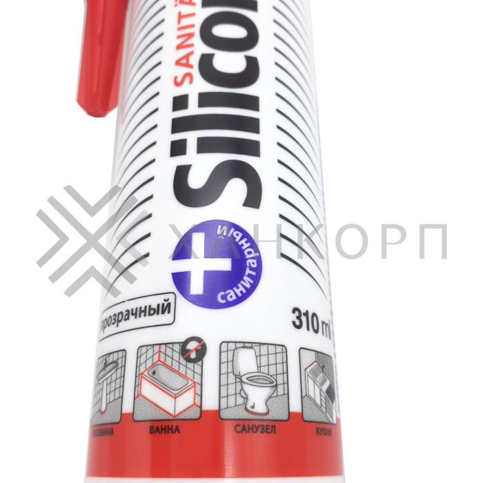 Санитарный силикон FDA-76 KimTec 701 прозрачный, 310 мл