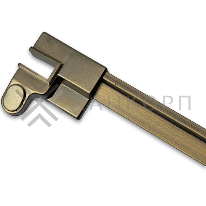 Коннектор FDPA-433L порог-стекло ЛЕВЫЙ для порога FDPA-43.15, ПВХ/бронза