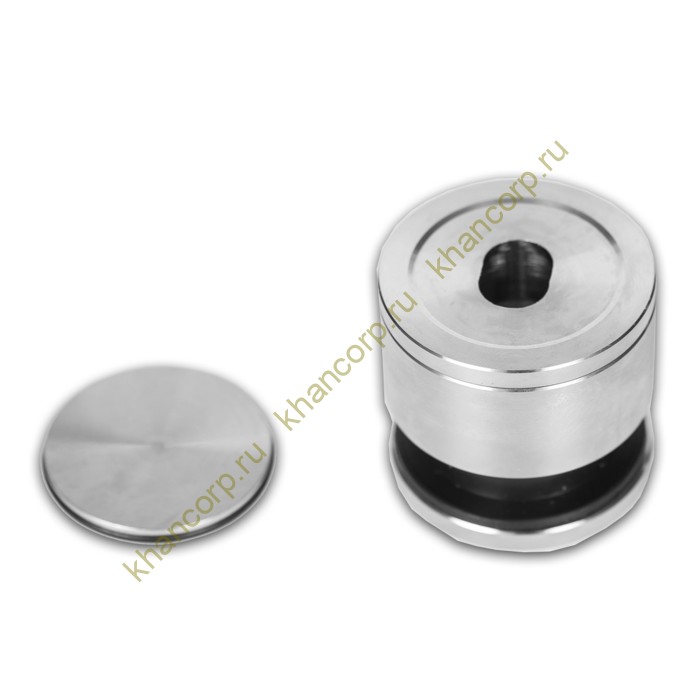 Точечное крепление FKK-32 с крышкой 19-24 мм без зенковки O35 мм рег.для стекла 10-12 мм, нержавейка/матовый