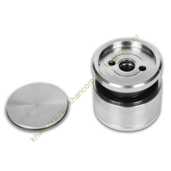 Точечное крепление FKK-32 с крышкой 19-24 мм без зенковки O35 мм рег.для стекла 10-12 мм, нержавейка/матовый