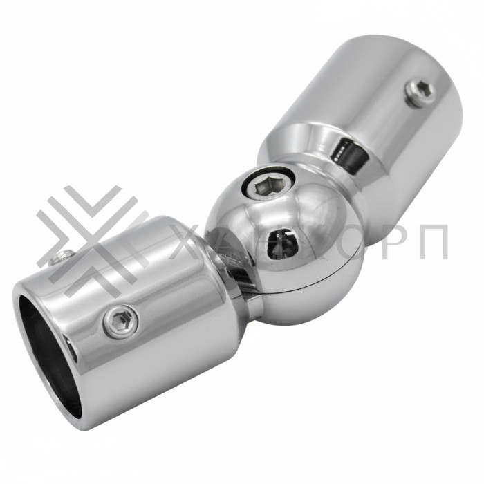 Соединитель FDC-13 трубы 19 90°-180°, цинк/хром