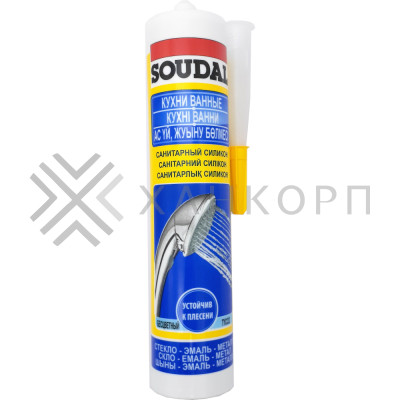 Санитарный силикон FDA-66 SOUDAL  прозрачный, 280 мл