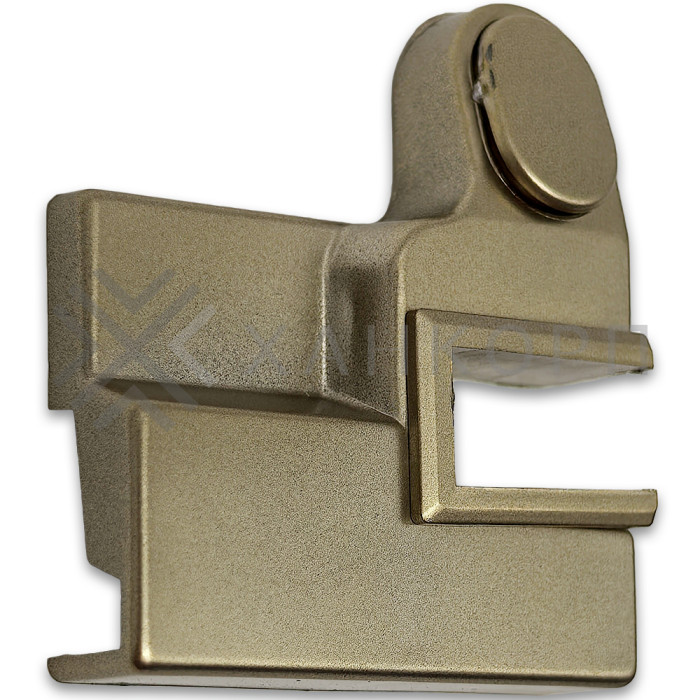 Коннектор FDPA-433R порог-стекло ПРАВЫЙ для порога FDPA-43.15, ПВХ/бронза