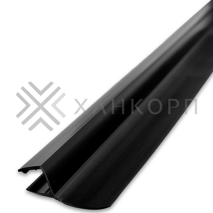 Уплотнитель ПРЕМИУМ Ц-образный черный 3 м, ус 16 мм под стекло 10 мм FDPP-425.10 PVC/BL