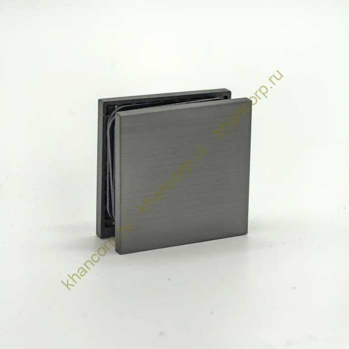 Коннектор Альфа FDK-12 стена-стекло 90˚ нержавейка/оружейная сталь